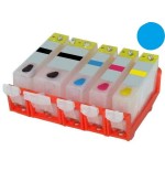 Cartuccia ricaricabile vuota .per Canon CLI-526 ciano con chip autoreset