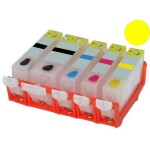 Cartuccia ricaricabile vuota .per Canon CLI-526 giallo con chip autoreset