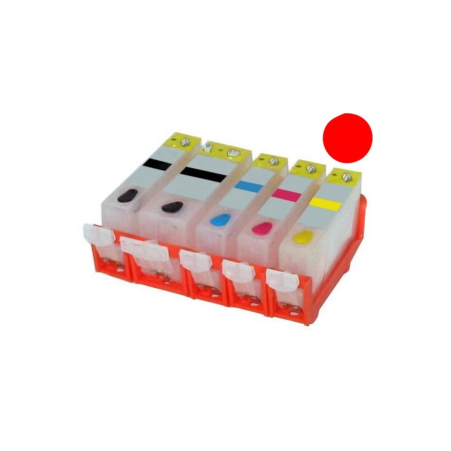 Cartuccia ricaricabile vuota .per Canon CLI-526 magenta con chip autoreset