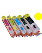 Cartuccia ricaricabile vuota per .Canon CLI-521 giallo con chip autoreset