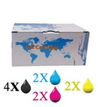 Kit 10 Cartucce per Epson 4XT0711 2XT0712 2XT0713 2XT0714