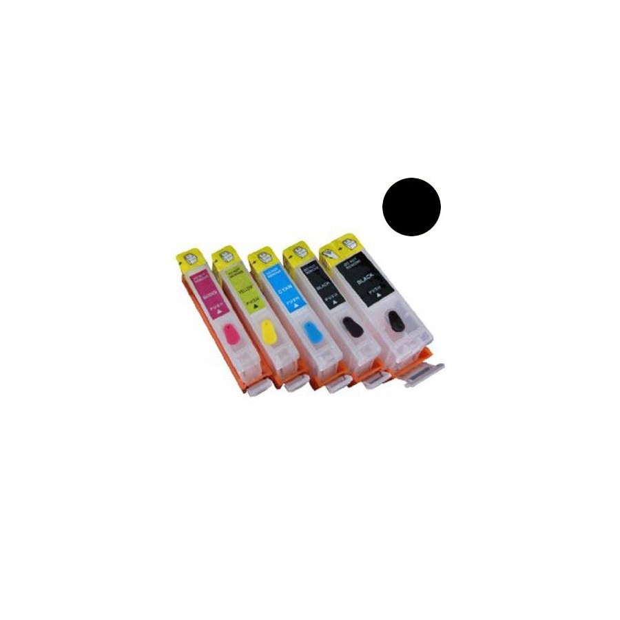 Cartuccia ricaricabile vuota per Canon .CLI-551 nero con chip autoreset