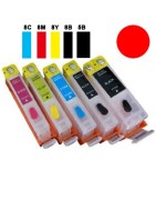 Cartuccia ricaricabile vuota per Canon CLI-8 magenta con chip autoreset