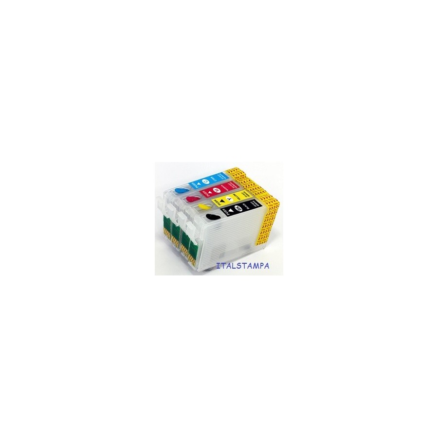 Cartuccia ricaricabile vuota per Epson T1633 magenta con chip autoreset