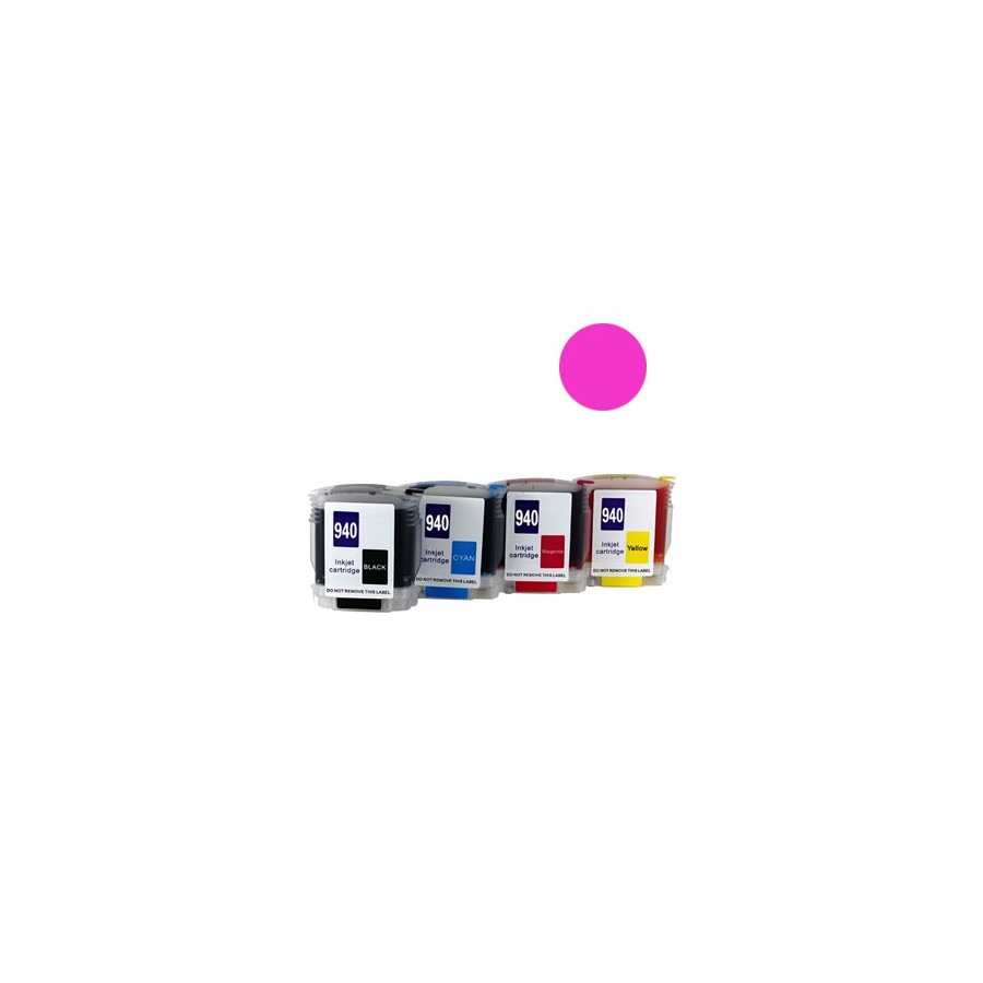 Cartuccia ricaricabile vuota per HP 940 C4908AE magenta con chip autoreset