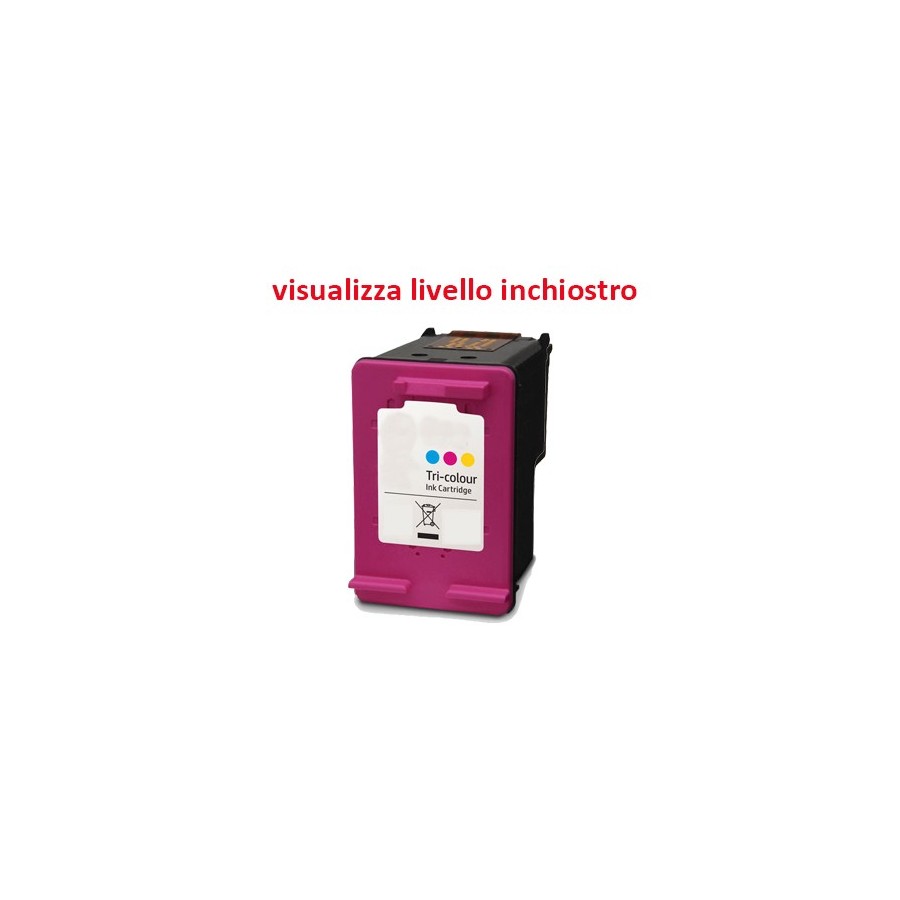 CC644EE Cartuccia rigenerata per HP 300XL colori alta capacita' 900pag.visualizza livello inchiostro