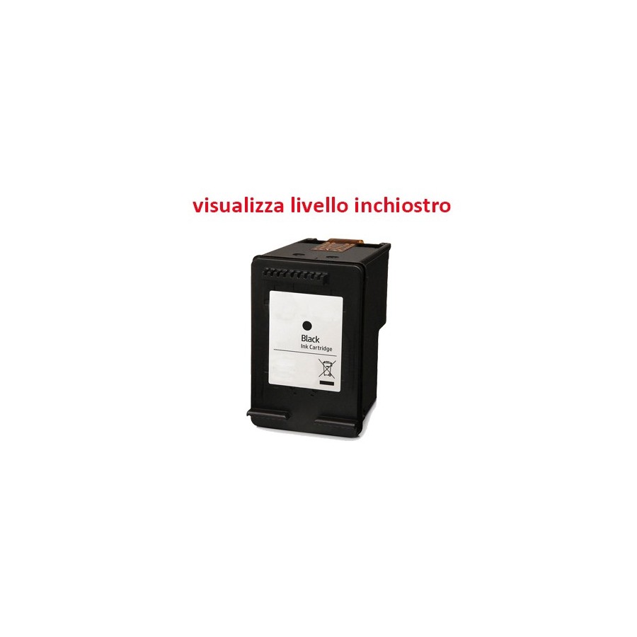 CC654AE Cartuccia rigenerata per HP 901XL nero 600pag.Visualizza livello inchiostro