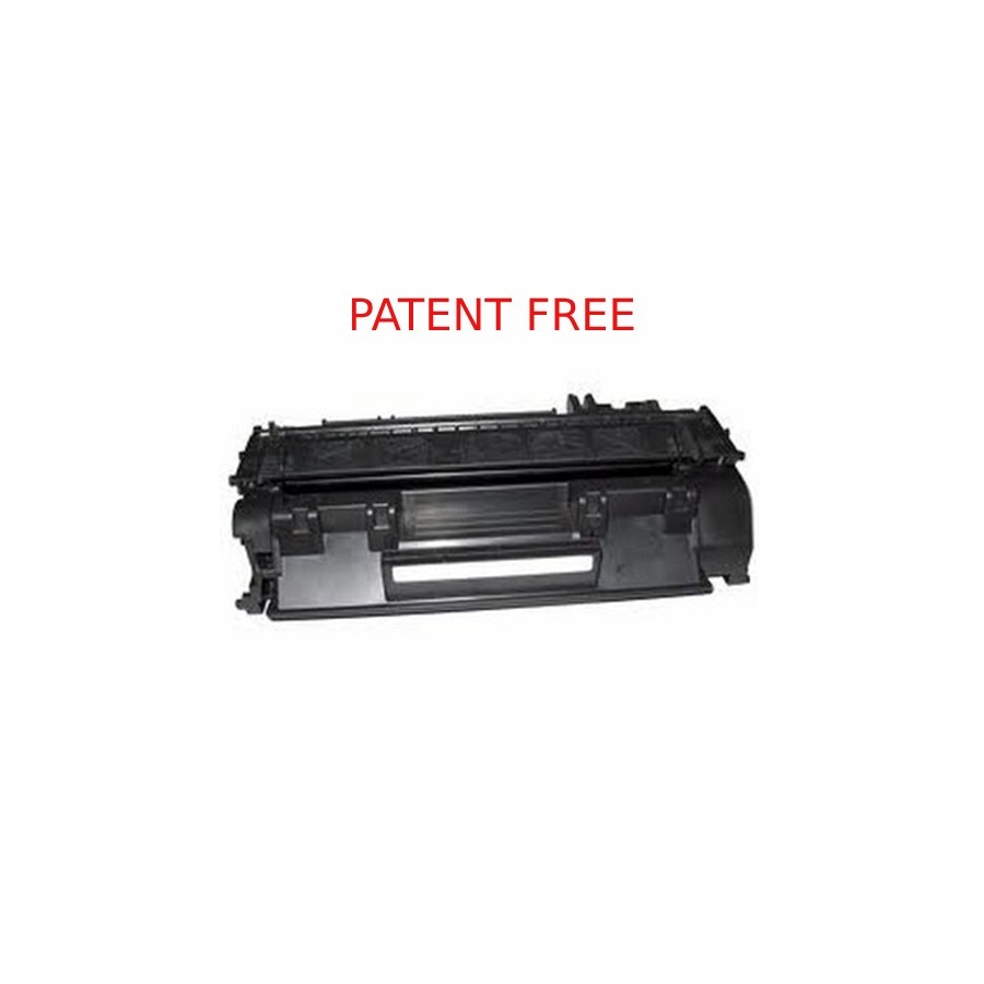 PATENT FREE Toner comp. universale per HP CE505A CF280A Canon 719A nero 2700pag.
