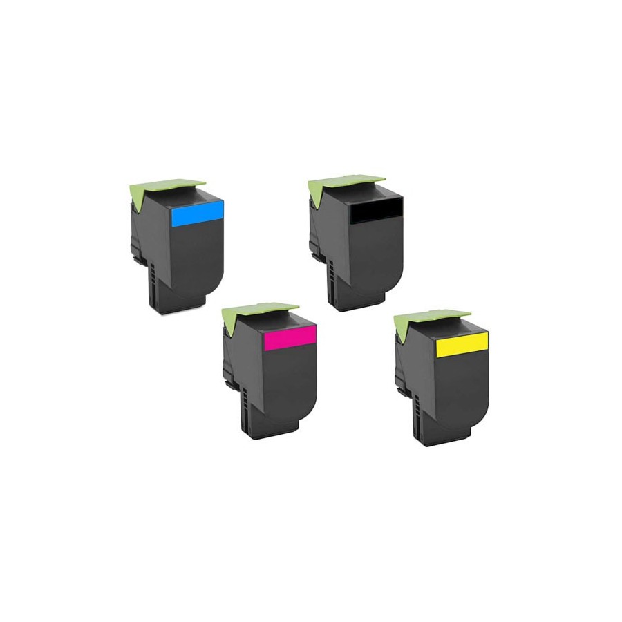 Toner per Lexmark CX310 CX410 CX510 80C2SK0 nero 2500pag.