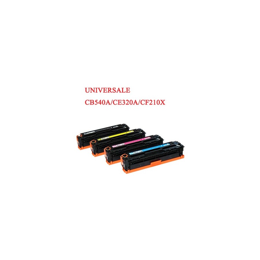 Toner universale per HP CB540A CE320A CF210X CANON 716 731 nero 2200PAG.