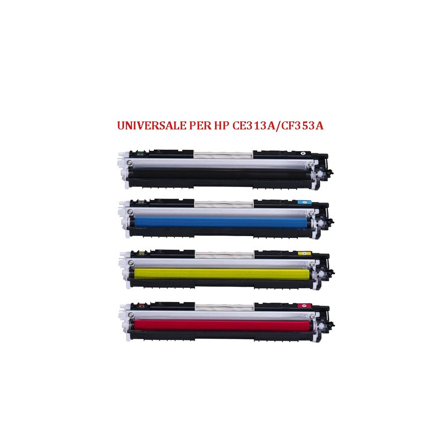 Toner Universale per HP CE313A CF353A CANON 729 MAGENTA 950pag.